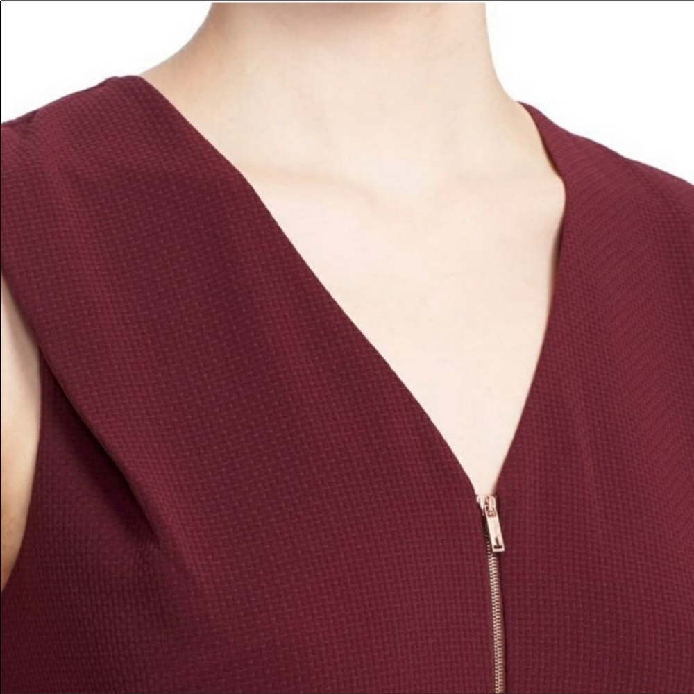 Ted Baker Delise V-Neck Blouse- Size 3 (M) - Picture 3 of 12